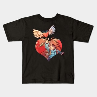 Celeste Madeline with strawberry Kids T-Shirt